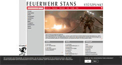 Desktop Screenshot of feuerwehr-stans.ch